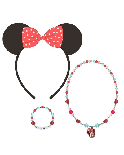 Set di Collana e Bracciali Minnie Mouse