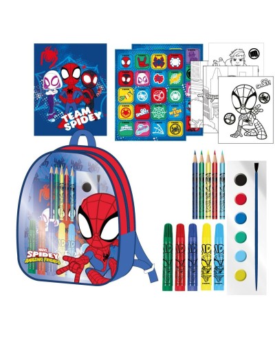 Child's Drawing Rucksack Spidey Blue 22,0 x 23,0 x 7,0 cm