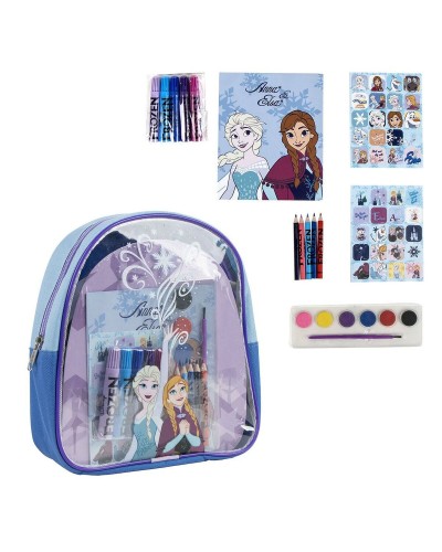 Mochila Infantil para Dibujar Frozen Azul 22,0 x 23,0 x 7,0 cm