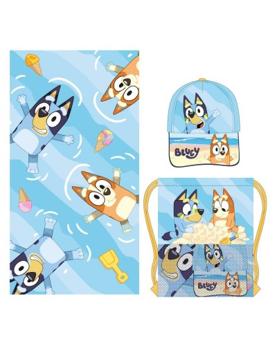 Serviette de toilette Bluey Bleu 33 x 27 x 7 cm