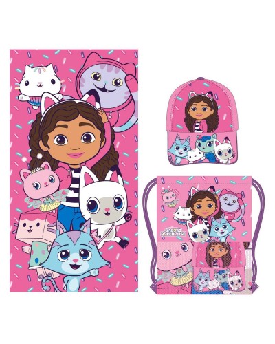 Toalla de baño Gabby's Dollhouse Rosa