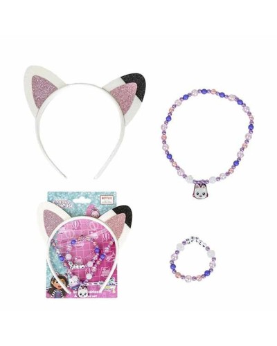 Kit di Bigiotteria Gabby's Dollhouse Rosa 3 Pezzi