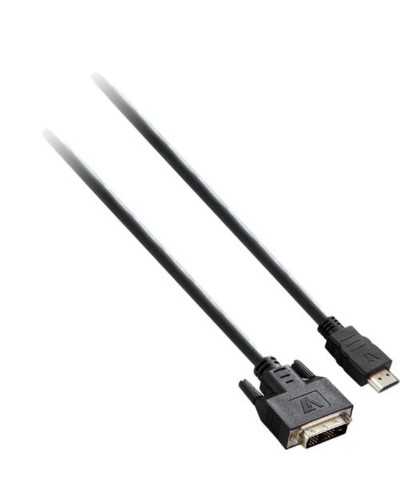 Kabel HDMI naar DVI V7 V7E2HDMIDVID-02M Zwart 2 m