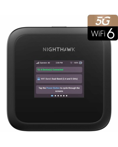 Switch Netgear MH3150-100EUS Schwarz Wi-Fi 6 GHz USB USB-C USB-C 3.2 Gen 1 (3.1 Gen 1)