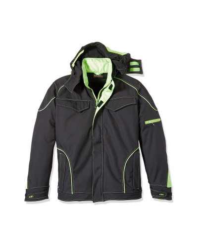 Jacka Cofra Tecka Belysning Lime Svart