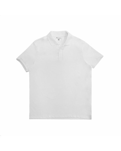 Herenpolo met Korte Mouwen Champion Sportswear Wit