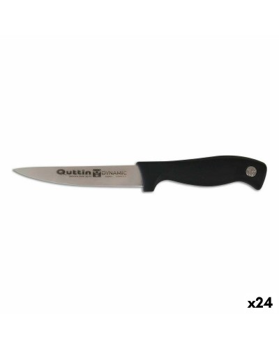 Küchenmesser Quttin Dynamic Schwarz Silberfarben 11 cm (24 Stück)