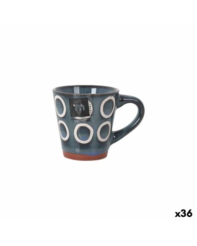 Tazza La Mediterránea Almudena Azzurro 90 ml (36 Unità)