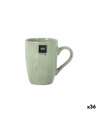 Tasse mug La Mediterránea Macarella green 320 ml 0,32 L (36 Unités)
