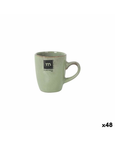 Tazza Mug La Mediterránea Macarella green 100 ml (48 Unità)