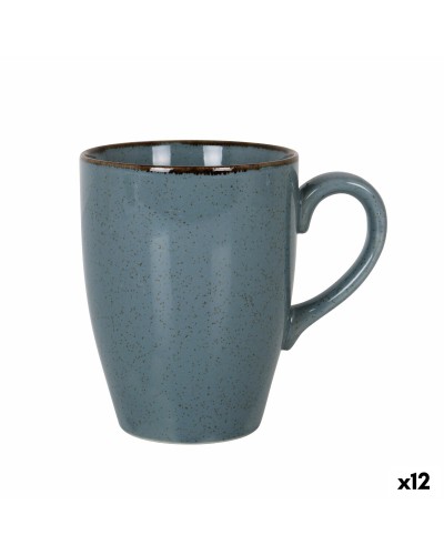 Tasse mug Santa Clara Salvora Bleu 350 ml (12 Unités)