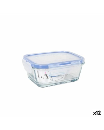 Hermetisk matlåda LAV Grå Transparent 0,4 l (12 antal)