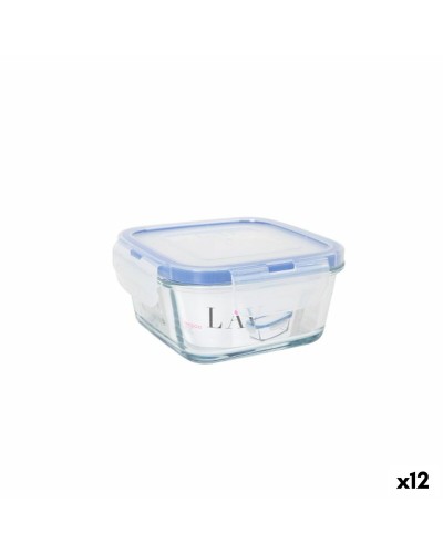 Lunchbox hermetisch LAV Blau Durchsichtig 375 ml (12 Stück)