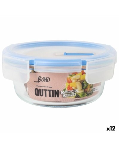 Ilmatiivis eväsrasia Quttin Boho Läpinäkyvä 0,4 l (12 osaa)