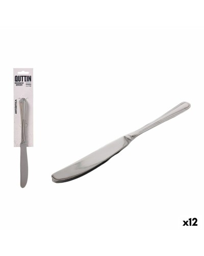 Set di Coltelli Quttin Antártica Argentato Acciaio inossidabile 21,6 x 1,8 cm 2 Pezzi (12 Unità)