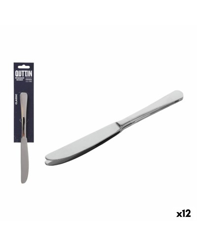 Set di Coltelli Quttin Classic Argentato Acciaio inossidabile 21,6 x 1,8 cm 2 Pezzi (12 Unità)