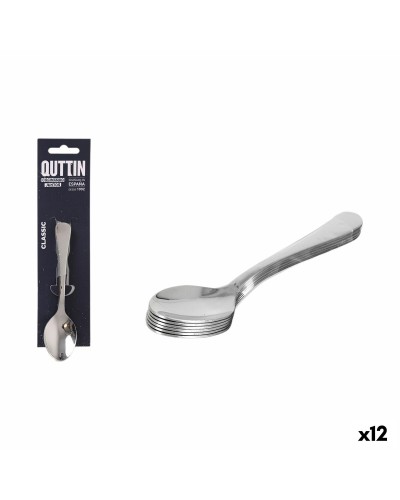 Dessert spoon Quttin Classic 6 Pieces (12 Units)