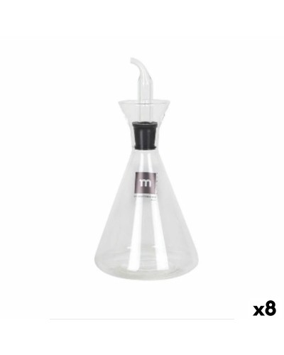 Oljeflaska La Mediterránea Transparent Borosilikatglas 250 ml (8 antal)