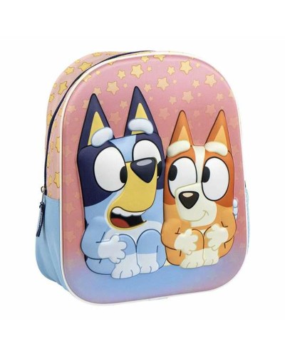 Skolryggsäck 3D Bluey Rosa 25,0 x 31,0 x 10,0 cm