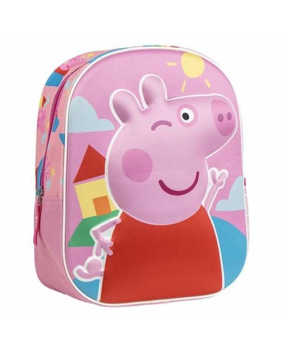 Schulrucksack 3D Peppa Pig Rosa 25,0 x 31,0 x 10,0 cm
