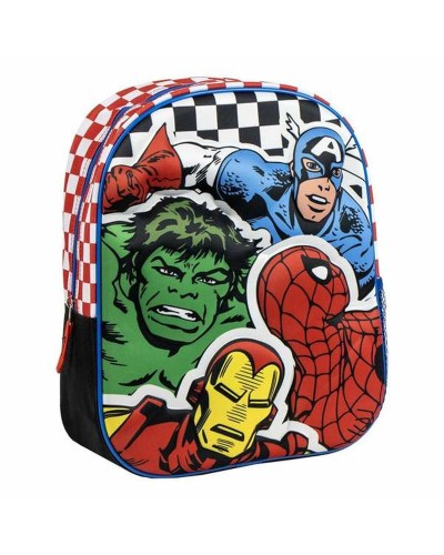 Cartable 3D The Avengers Noir 25,0 x 31,0 x 10,0 cm