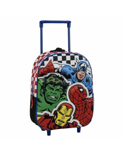 Cartable 3D avec roulettes The Avengers 25,0 x 31,0 x 10,0 cm
