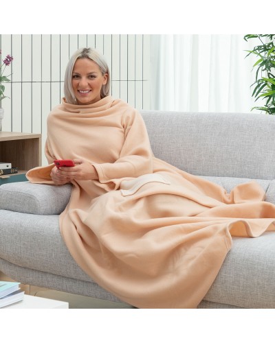 Enkel ärmfilt med mittenplacerad ficka Faboulazy InnovaGoods