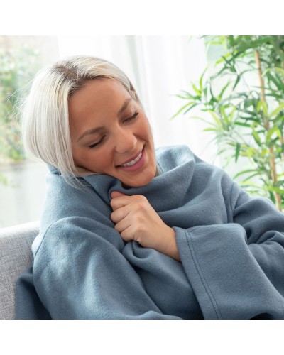 InnovaGoods Ärmeldecke Faboulazy - Einzel, Mitteltasche, Weich
