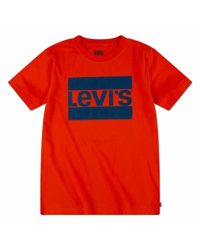 Levi's T-shirt Sportswear Logo Rouge - Manches Courtes Coton Homme
