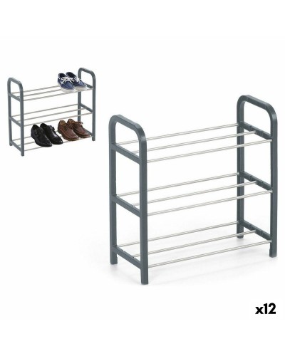 Kenkäteline Confortime Metalli 3 tasoa 40 x 19 x 44 cm (40 x 19 x 44 cm)