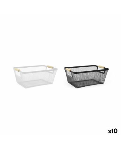 Monikäyttöinen kori Confortime Metalli 33,2 x 22,6 x 13,5 cm (10 osaa)