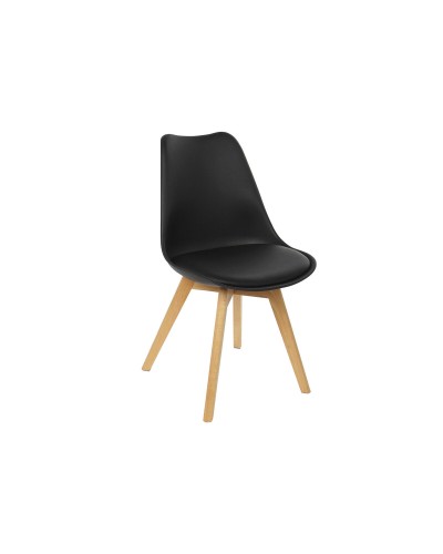 Chair DKD Home Decor Black 48 x 55 x 83 cm