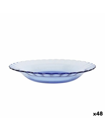 Plato Hondo Duralex Picardie Azul Ø 23 cm (48 Unidades)
