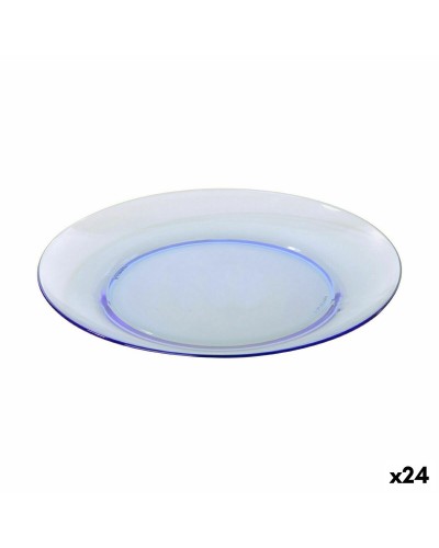 Plato de Postre Duralex Lys Azul Ø 19 cm (24 Unidades)