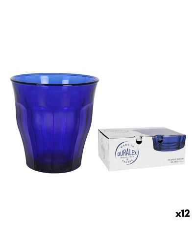 Lasisetti Duralex Picardie Sininen Kristalli 6 Kappaletta 250 ml (12 osaa)