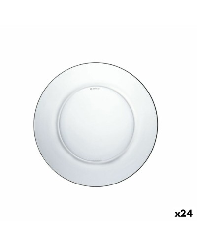 Eetbord Duralex Lys Kristal Transparant Ø 23,5 cm (24 Stuks)