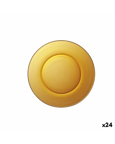 Jälkiruokalautanen Duralex Lys Meripihka Ø 19 cm (24 osaa)