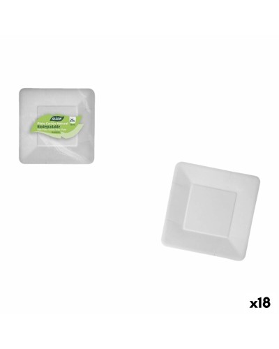 Set di piatti Algon 18 cm 25 Pezzi (18 Unità)