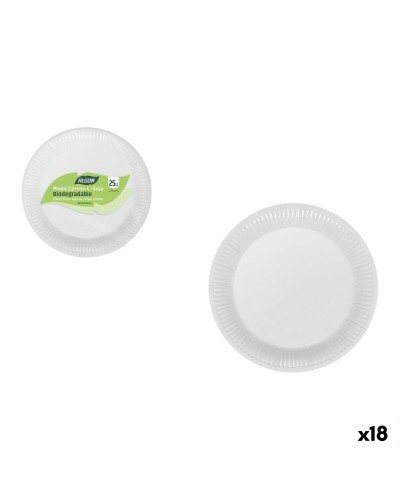 Plate set Algon 23 cm 25 Pieces (18 Units)