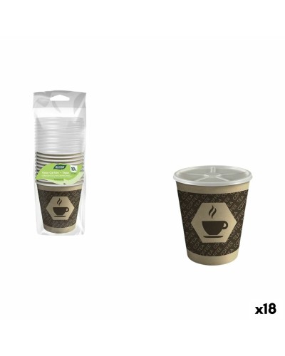 Glasset Algon Brun 200 ml 10 Delar (18 antal)