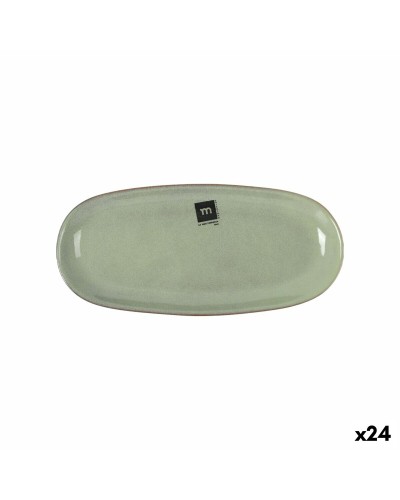 Servingsfat La Mediterránea Macarella green Avlång 25 x 12 x 2,2 cm (24 antal)