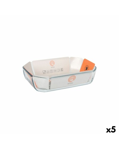 Fuente de Cocina MasterChef Rectangular 2,2 L 27 x 18 cm (5 Unidades)