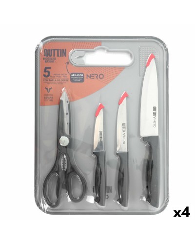 Messen Set Quttin Nero 5 Onderdelen (4 Stuks)