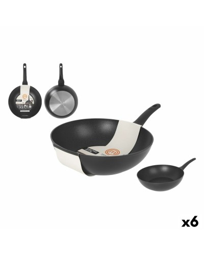Padella Wok MasterChef 28 cm (6 Unità)