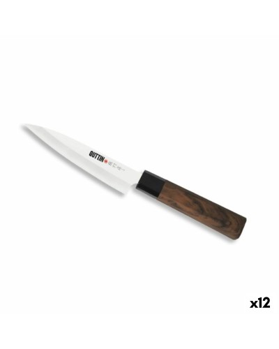 Küchenmesser Quttin Banno Takamura Braun Silberfarben 12 cm (12 Stück)
