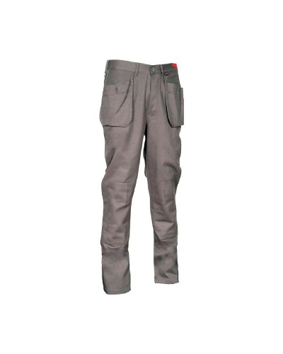 Cofra Zimbabwe: Pantalones de Trabajo Gris Oscuro, Resistentes y Seguros
