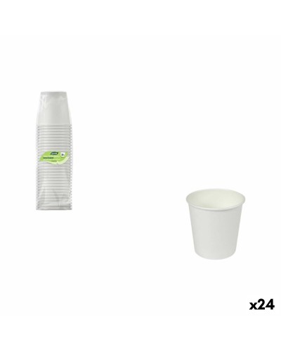 Set of glasses Algon White 80 ml 30 Pieces (24 Units)