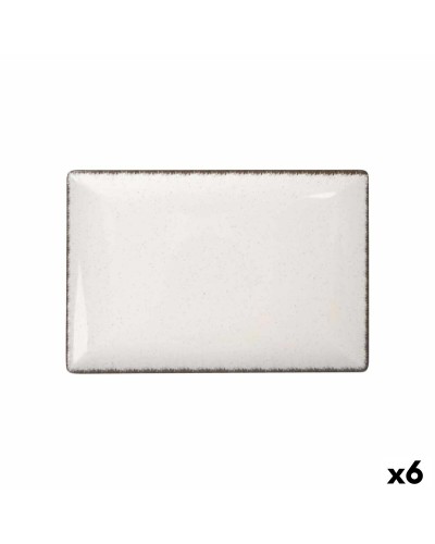 Fuente de Cocina La Mediterránea Anllo Rectangular 30 x 20 x 2,5 cm (6 Unidades)