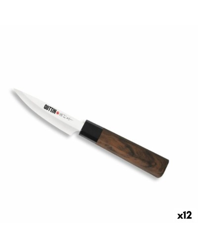 Coltello da Cucina Quttin PETTY Takamura Marrone Argentato 9 cm (12 Unità)