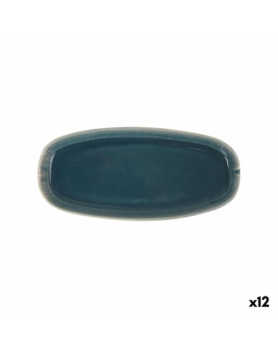 Serving Platter La Mediterránea Ocean blue 25,5 x 11,7 x 2,3 cm (12 Units)